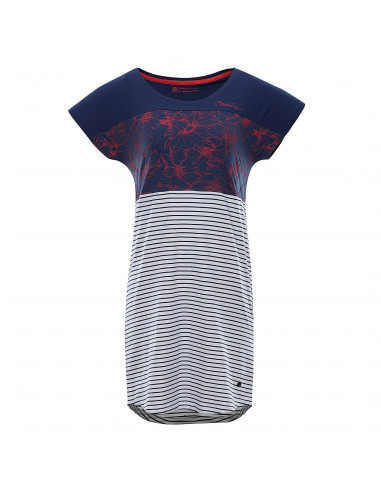 Ladies dress CLEYA estate blue