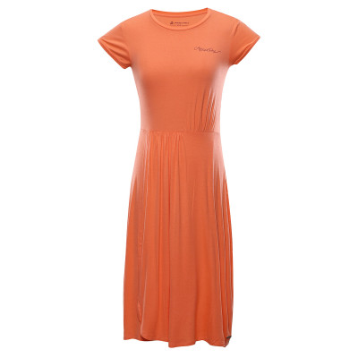 Ladies dress PERIKA fresh salmon varianta ps