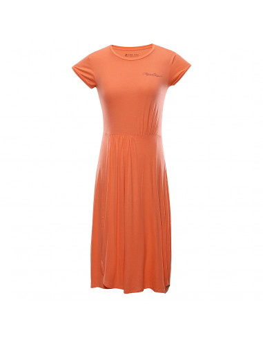 Ladies dress PERIKA fresh salmon varianta ps