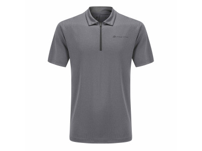 Men's polo OLMAN smoked pearl