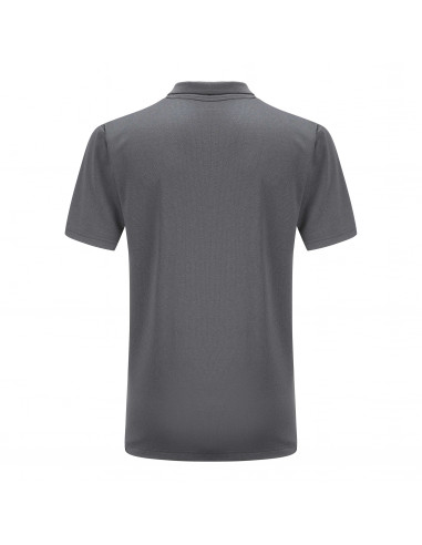 Men's polo OLMAN smoked pearl