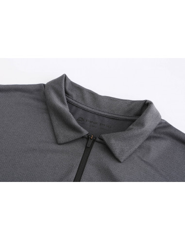 Men's polo OLMAN smoked pearl