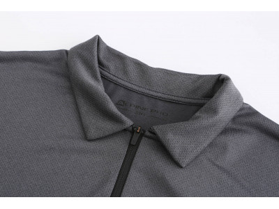 Men's polo OLMAN smoked pearl