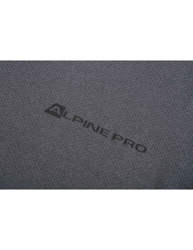 Men's polo OLMAN smoked pearl