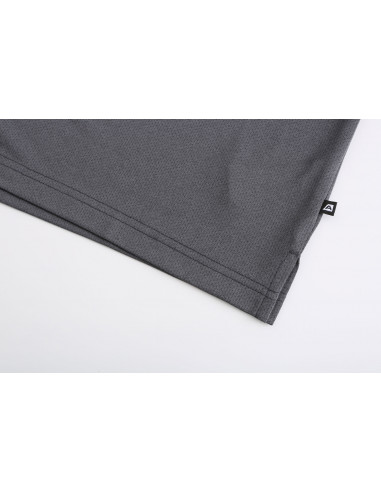 Men's polo OLMAN smoked pearl