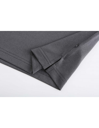 Men's polo OLMAN smoked pearl