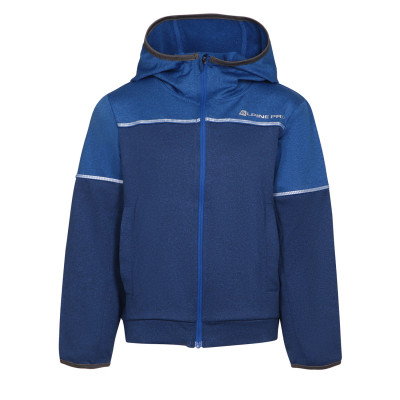Kid's sweatshirt fullzip SWANO electric blue lemonade
