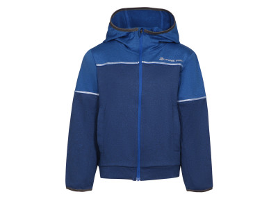 Kid's sweatshirt fullzip SWANO electric blue lemonade