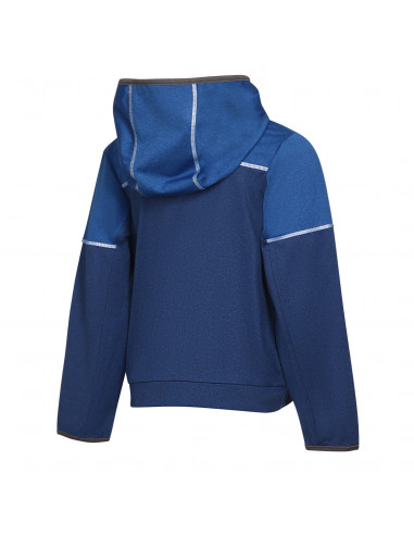 Kid's sweatshirt fullzip SWANO electric blue lemonade