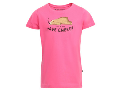 Kid's short sleeve T-shirt PLANETO carmine rose pb