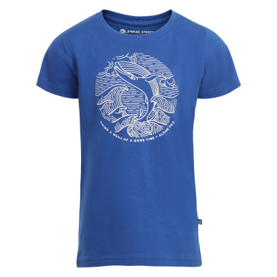 Kid's short sleeve T-shirt PLANETO classic blue pa