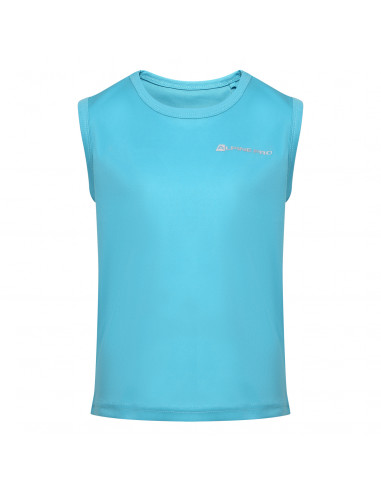 Kid's sleeveless shirt SCODO scuba blue