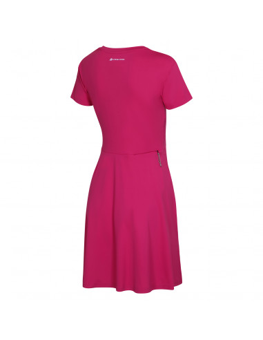 Ladies dress KATEKA fuchsia red