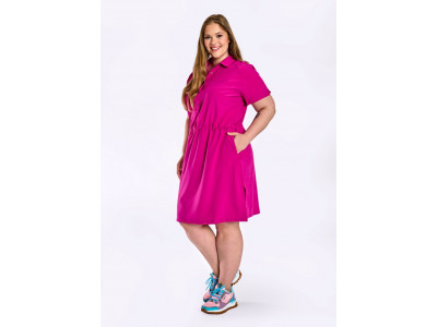 Ladies dress MELECA fuchsia red