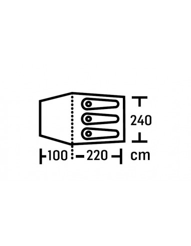 Camping URPE neona zaļš