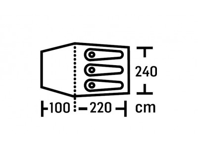 Camping URPE neona zaļš