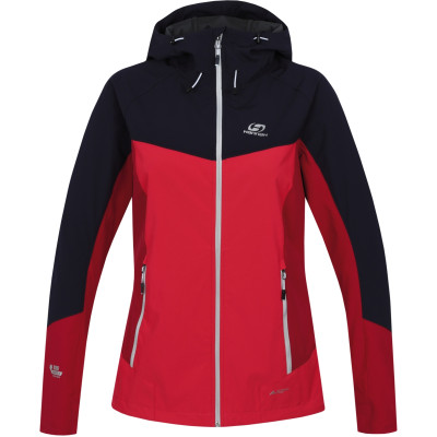 Ladies mountain & trekking jacket PULLA night sky / geranium
