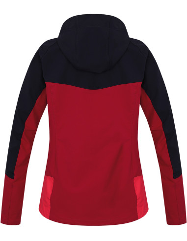 Ladies mountain & trekking jacket PULLA night sky / geranium