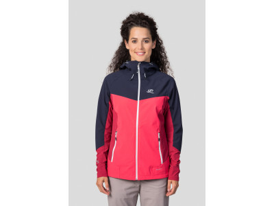 Ladies mountain & trekking jacket PULLA night sky / geranium