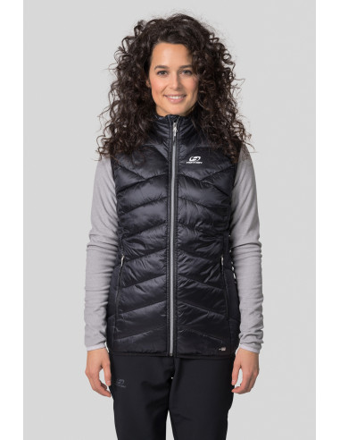 Ladies active vest CYNTHIA anthracite (white)