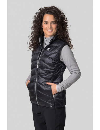 Ladies active vest CYNTHIA anthracite (white)