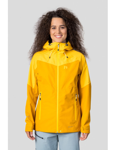 Ladies mountain jacket ABIGAIL golden yellow / spectra yellow