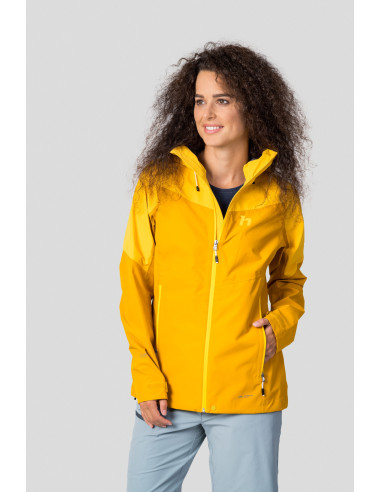 Ladies mountain jacket ABIGAIL golden yellow / spectra yellow