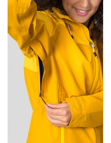 Ladies mountain jacket ABIGAIL golden yellow / spectra yellow