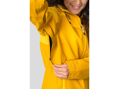Ladies mountain jacket ABIGAIL golden yellow / spectra yellow