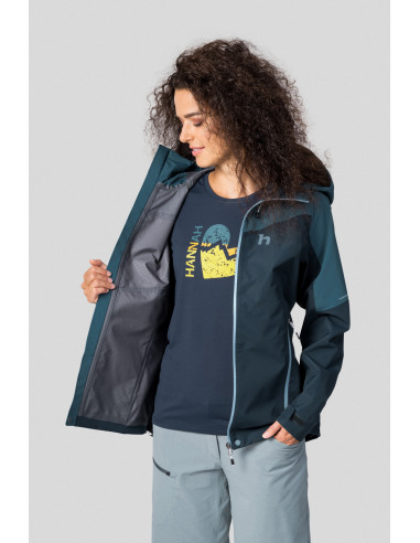 Ladies mountain & trekking jacket ABIGAIL reflecting pond / hydro