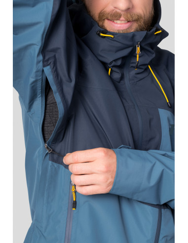 Men's mountain & trekking jacket ALAGAN hydro / reflecting pond