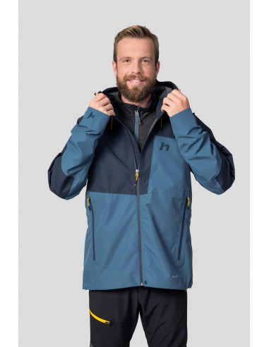 Men's mountain & trekking jacket ALAGAN hydro / reflecting pond