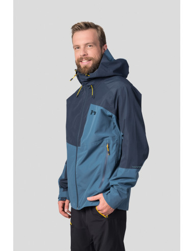 Men's mountain & trekking jacket ALAGAN hydro / reflecting pond