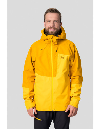 Men's mountain jacket ALAGAN spectra yellow / golden yellow