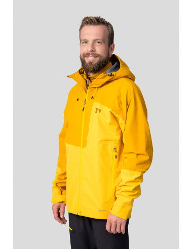 Men's mountain jacket ALAGAN spectra yellow / golden yellow