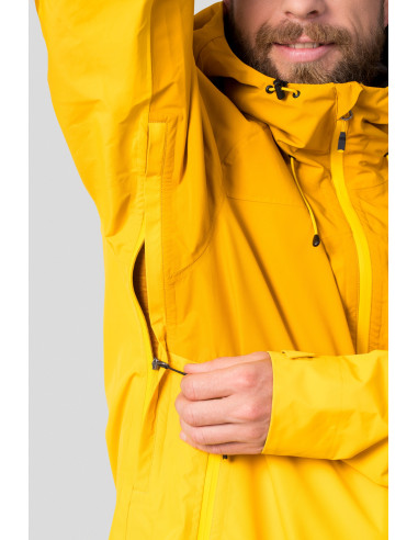 Men's mountain jacket ALAGAN spectra yellow / golden yellow