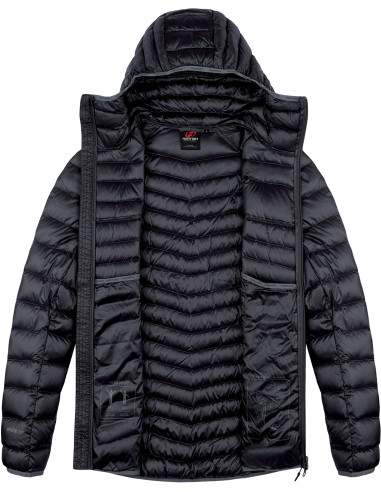 Men's mountain jacket ARDEN asphalt stripe