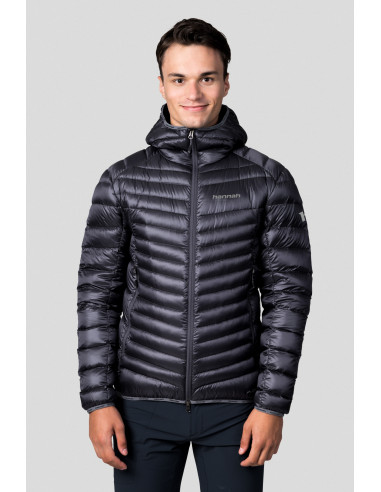 Men's mountain jacket ARDEN asphalt stripe