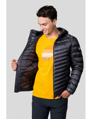 Men's mountain jacket ARDEN asphalt stripe