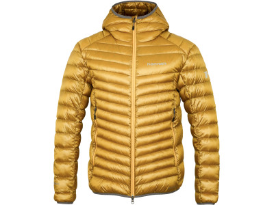 Men's mountain jacket ARDEN golden yellow stripe