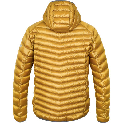 Men's mountain jacket ARDEN golden yellow stripe 2
