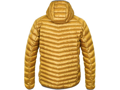 Men's mountain jacket ARDEN golden yellow stripe