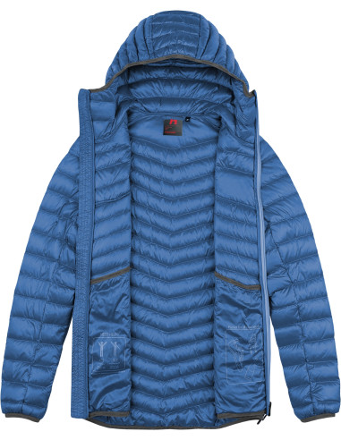 Ladies mountain jacket ARY dazzling blue stripe