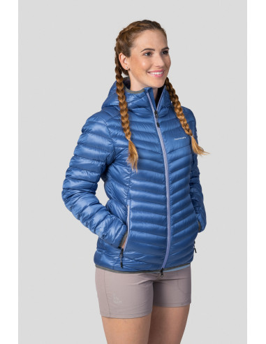 Ladies mountain jacket ARY dazzling blue stripe