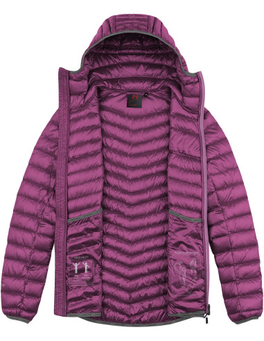 Ladies mountain jacket ARY fuchsia stripe