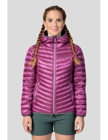 Ladies mountain jacket ARY fuchsia stripe