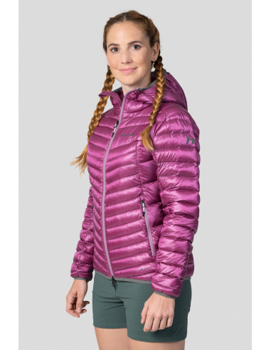 Ladies mountain jacket ARY fuchsia stripe