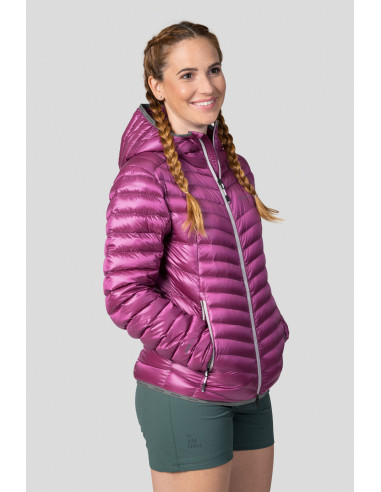 Ladies mountain jacket ARY fuchsia stripe