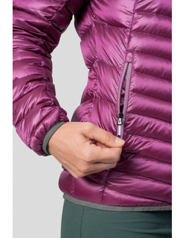 Ladies mountain jacket ARY fuchsia stripe