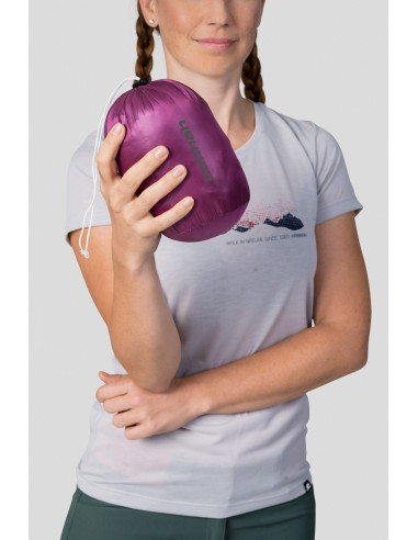 Ladies mountain jacket ARY fuchsia stripe